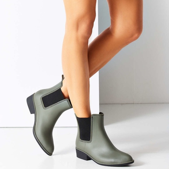 Urban Outfitters Shoes - Urban outfitters | Army green Dora rain booties